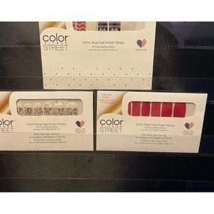 Fleece on earth bundle color Street nail polish strips 3 sets